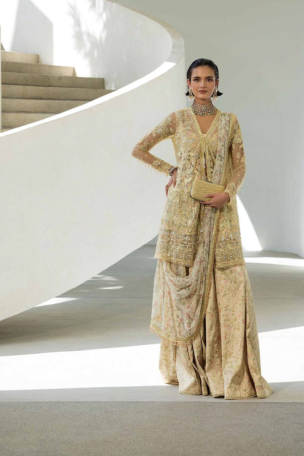 Sobia Nazir | Nur Festive 26 | Design 01 by Sobia Nazir - Designer Dress  - Type : Ladies Clothes - Available at Libayah - 100% Original 