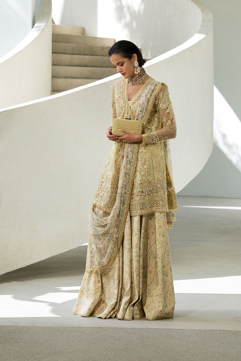 Sobia Nazir | Nur Festive 26 | Design 01 by Sobia Nazir - Designer Dress  - Type : Ladies Clothes - Available at Libayah - 100% Original 