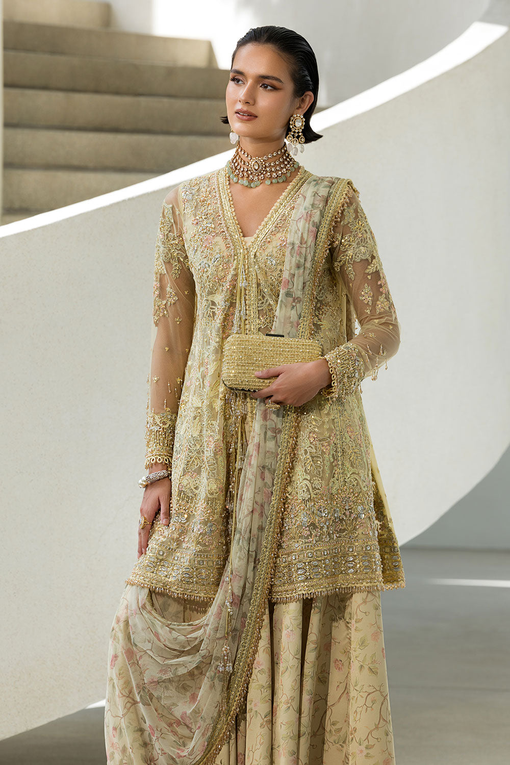 Sobia Nazir | Nur Festive 26 | Design 01 by Sobia Nazir - Designer Dress  - Type : Ladies Clothes - Available at Libayah - 100% Original 