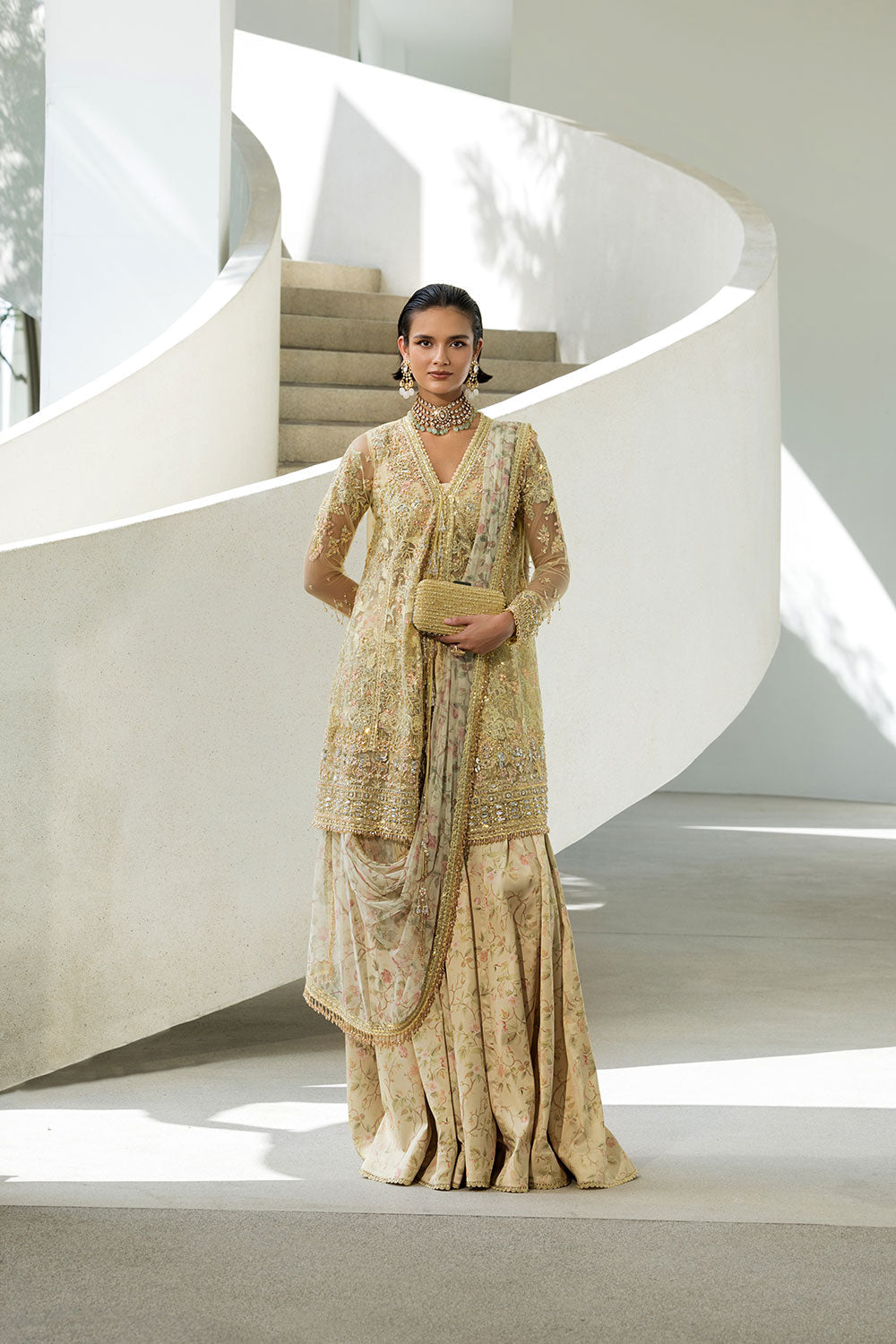 Sobia Nazir | Nur Festive 26 | Design 01 by Sobia Nazir - Designer Dress  - Type : Ladies Clothes - Available at Libayah - 100% Original 