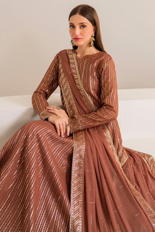 Farasha | Lumiere Formals | RUSSET by Farasha - Designer Dress - Type: Formal - Available at Libayah - 100% Original