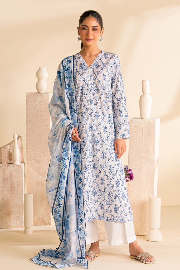 Cross Stitch | Daily Wear | AZURE ASH by Cross Stitch - Designer Dress - Type: Casuals - Available at Libayah - 100% Original