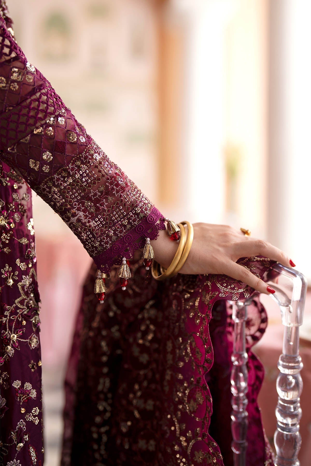 Nureh | Jhoomro Formals |NL-97 Nur by Nureh - Designer Dress  - Type : Ladies Clothes - Available at Libayah - 100% Original 