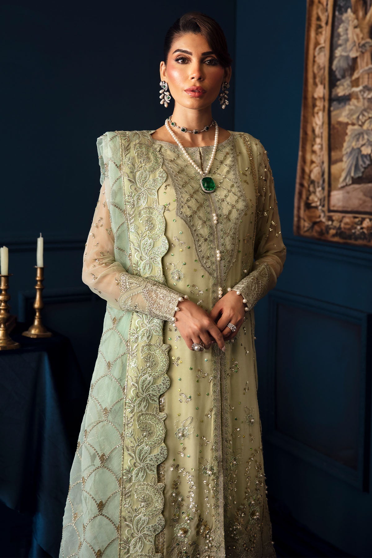 Nureh | Elanora Formal 24 | NEL-50-Meadow by Nureh - Designer Dress - Type: Ladies Clothes - Available at Libayah - 100% Original