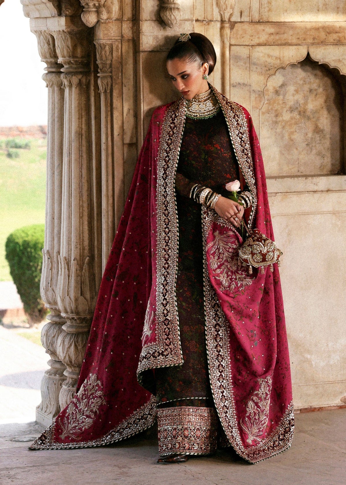 Hussain Rehar | Luxury Pret AW 25 | Aubressa by Hussain Rehar - Designer Dress  - Type : Ladies Clothes - Available at Libayah - 100% Original 