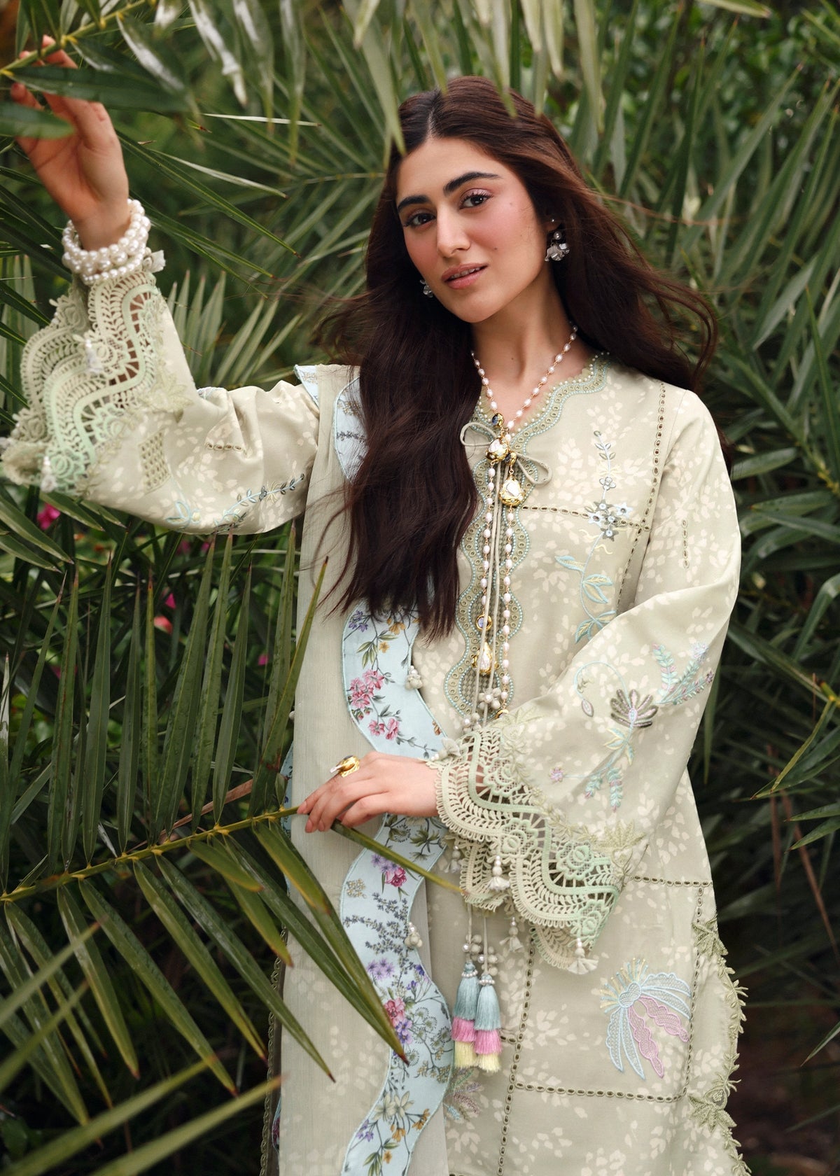 Sardinia | Embroidered Lawn Edit 26 | Monsoon Sage by Sardinia - Designer Dress  - Type : Ladies Clothes - Available at Libayah - 100% Original 