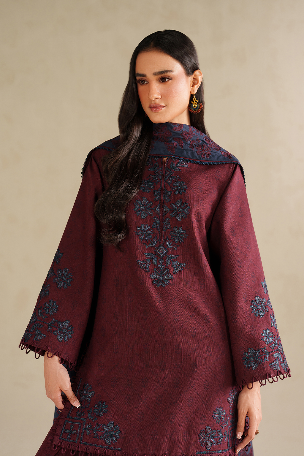 Iznik | Winter Chapter 25 | UE-592 Printed Khaddar by Iznik - Designer Dress - Type : Ladies Clothes - Available at Libayah - 100% Original 