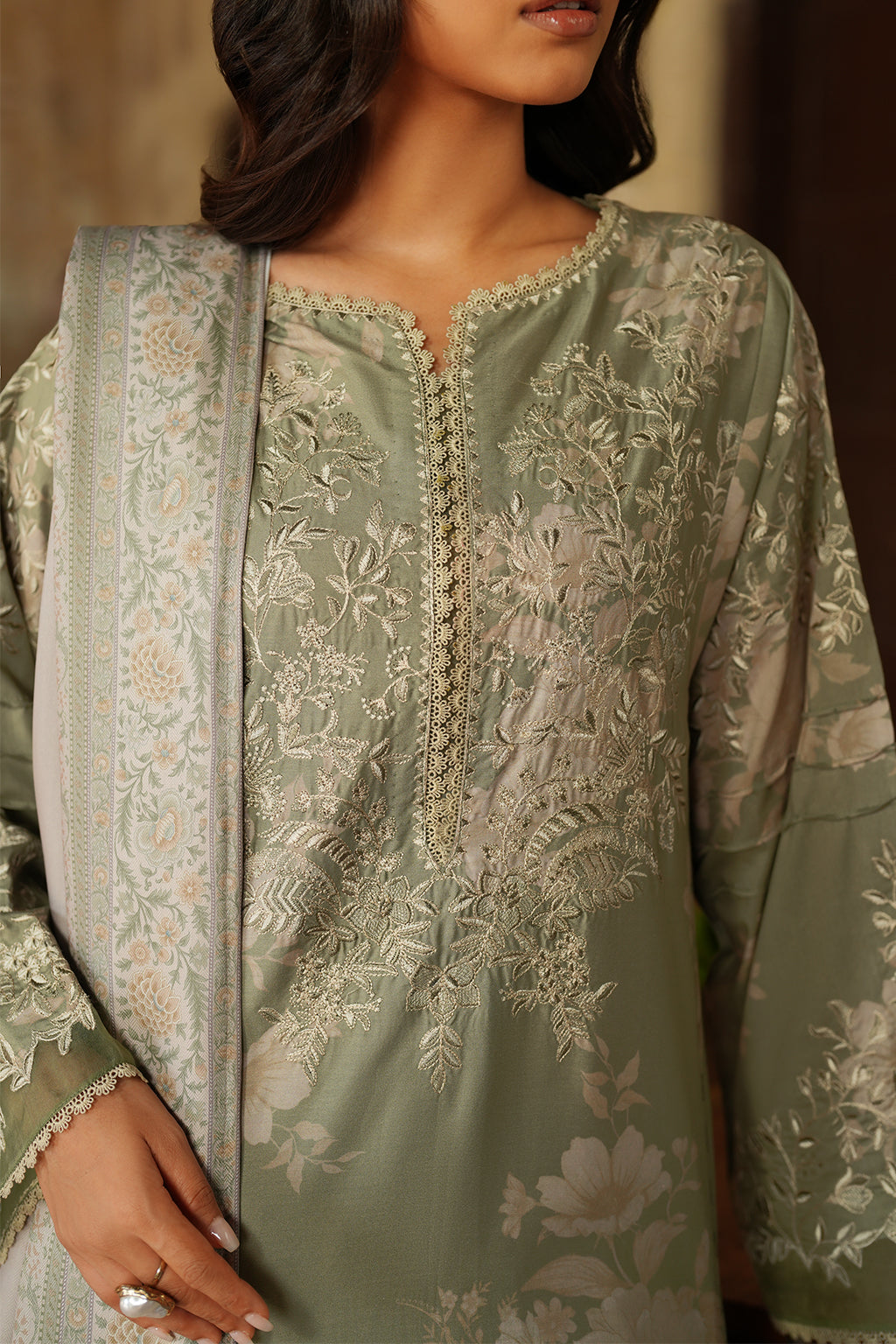 Iznik | Winter 25 | IPF-08 by Iznik - Designer Dress  - Type : Ladies Clothes - Available at Libayah - 100% Original 