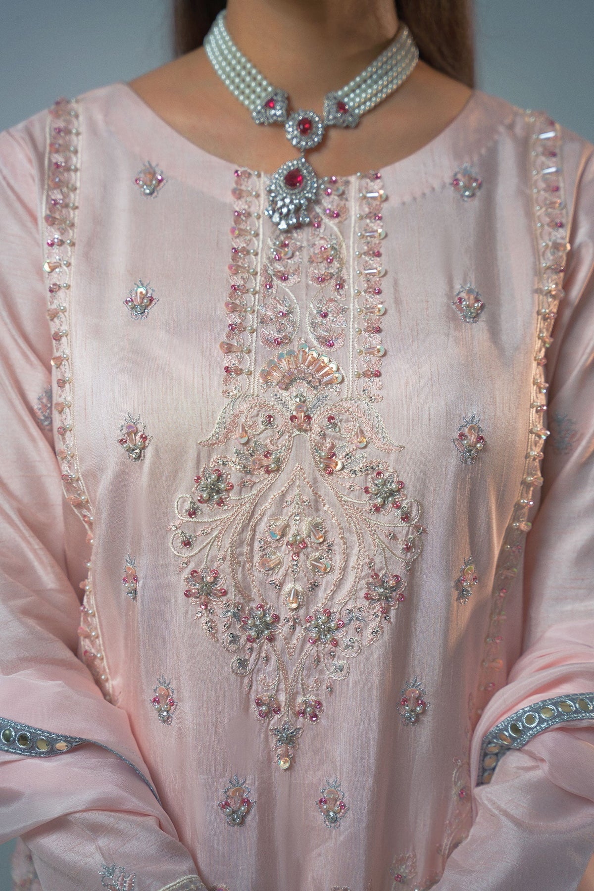Fozia Khalid | Dilkash Festive Wear 25 | Mira by Fozia Khalid - Designer Dress - Type : Ladies Clothes - Available at Libayah - 100% Original 