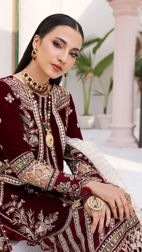 Zebtan | Andaz e Makhmal | ZAM-02 by Zebtan - Designer Dress - Type: Ladies Clothes - Available at Libayah - 100% Original