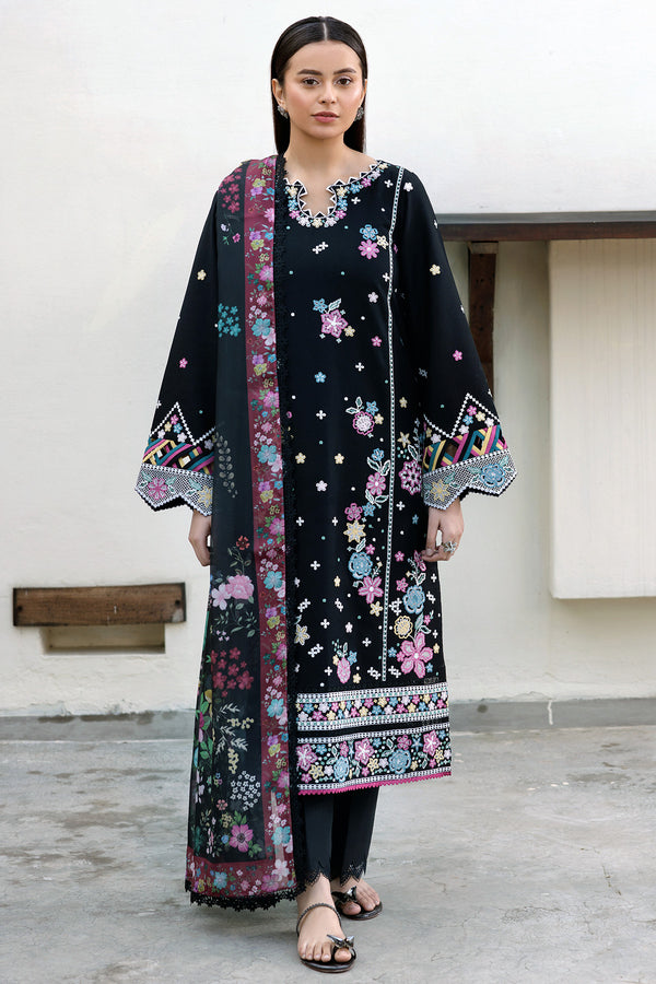 Farasha | Summer Weaves Embroidered Lawn | Ember Shadow by Farasha - Designer Dress - Type: Ladies Clothes - Available at Libayah - 100% Original