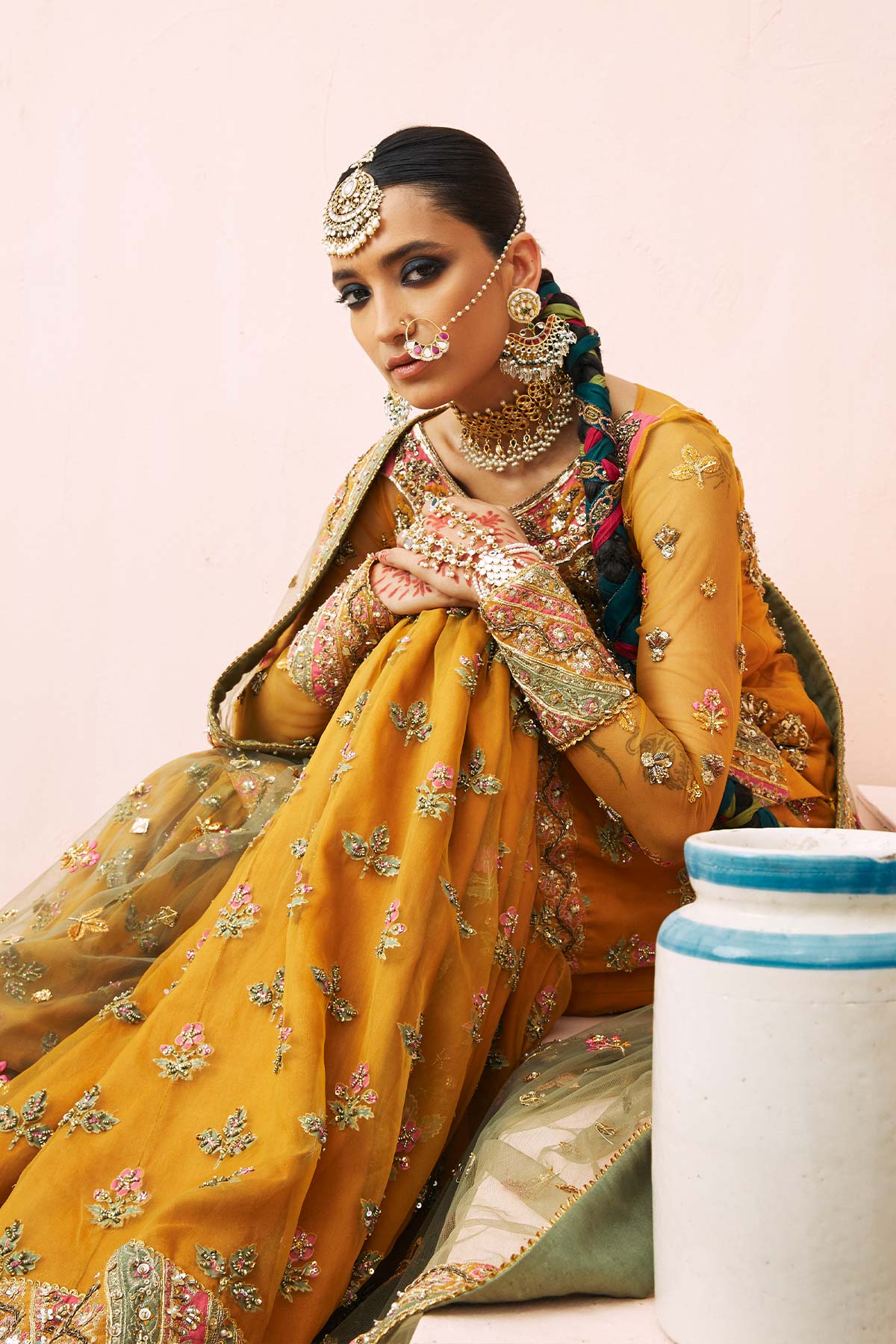 Mina Kashif | Wedding Formals | Jahanara Begum by Mina Kashif - Designer Dress - Type: Bridal - Available at Libayah - 100% Original