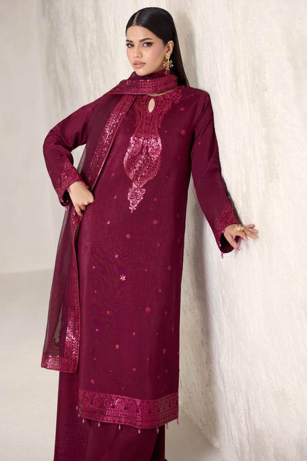 Farasha | Formals 26 | Fuchsia Glow - Designer Dress - Type : Ladies Clothes - Available at Libayah - 100% Original