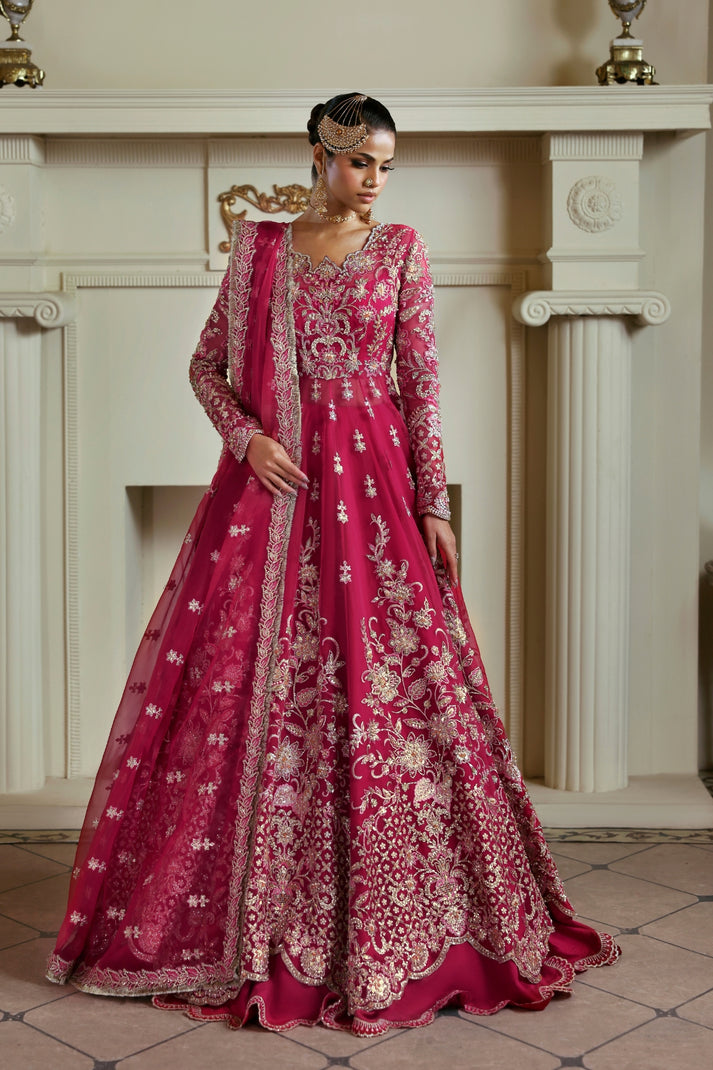 Inara | Ophelia Luxury Formal | CARMINE - by Libayah - Registered Vendor of : Inara - 100% Original Designer Dress