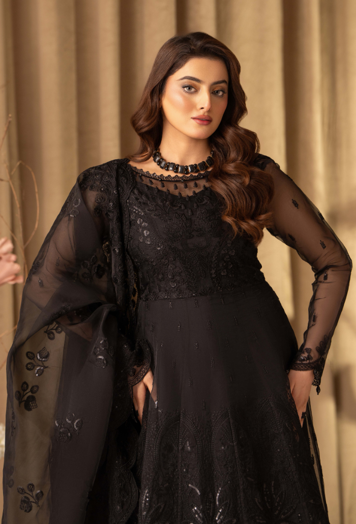 Humdum | Chiffon Collection | HOC - D15 by Humdum - Designer Dress - Type: Ladies Clothes - Available at Libayah - 100% Original