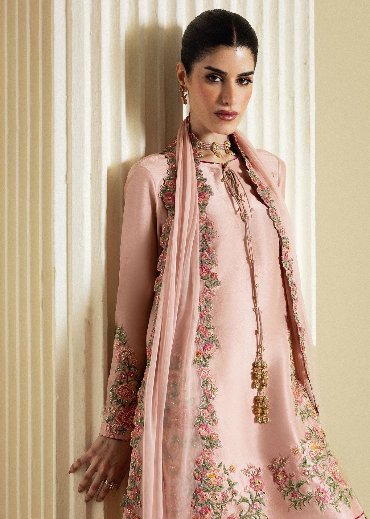 Hussain Rehar | Luxury Pret 26 | Zahra - Designer Dress - Type : Ladies Clothes - Available at Libayah - 100% Original
