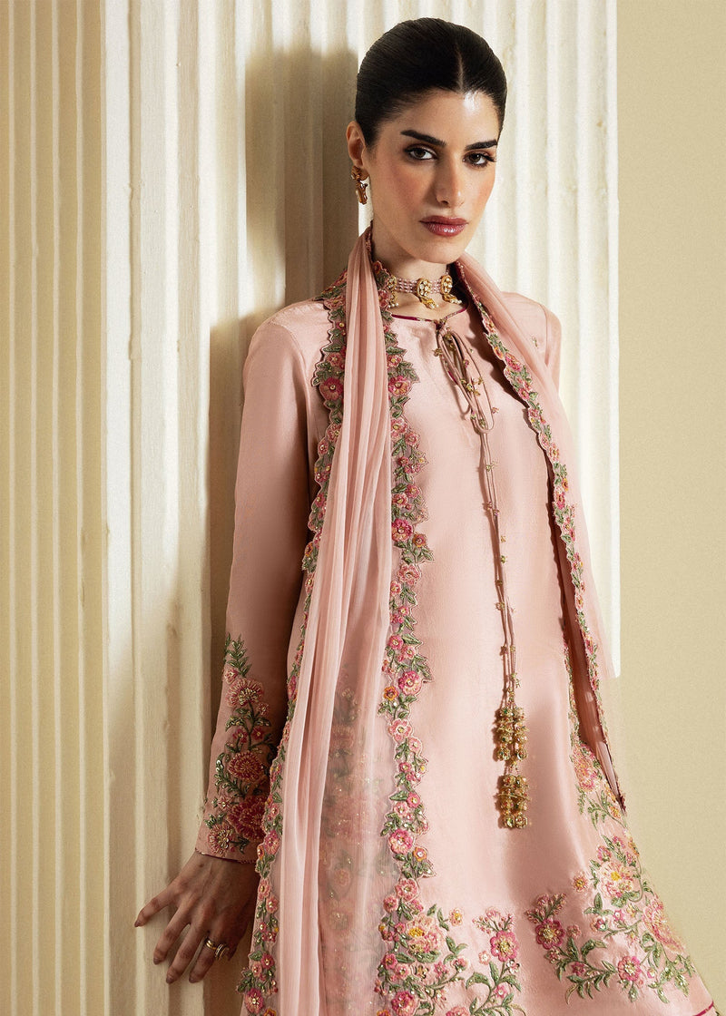 Hussain Rehar | Luxury Pret 26 | Zahra - Designer Dress - Type : Ladies Clothes - Available at Libayah - 100% Original