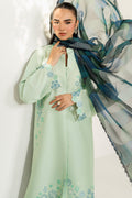 Farasha | Thread Lines Embroidered | Green Meadow by Farasha - Designer Dress  - Type : Ladies Clothes - Available at Libayah - 100% Original 
