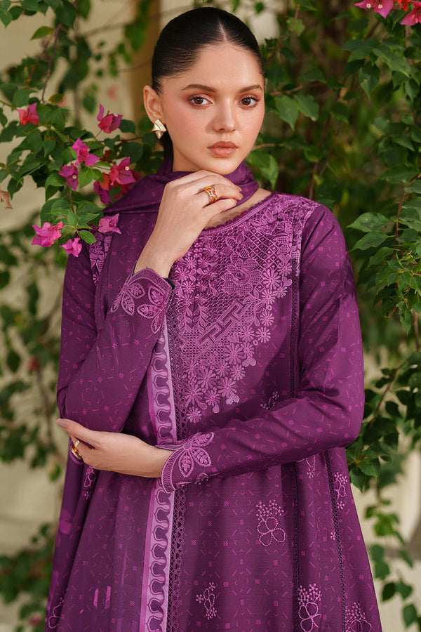 Farasha | Meline Premium Viscose 25 | Wild Plum by Farasha - Designer Dress  - Type : Ladies Clothes - Available at Libayah - 100% Original 