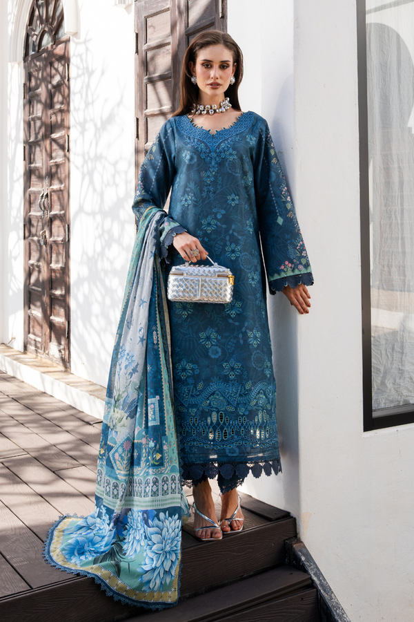Aabyaan | Shezlin Chikankari 26 | ZERIEL (AZ-08) by Aabyaan - Designer Dress - Type : Luxury Dress - Available at Libayah - 100% Original