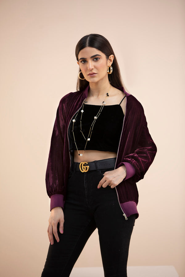 Hana | Mavi Velvets | VLT006 by Hana - Designer Dress - Type: Ladies Clothes - Available at Libayah - 100% Original