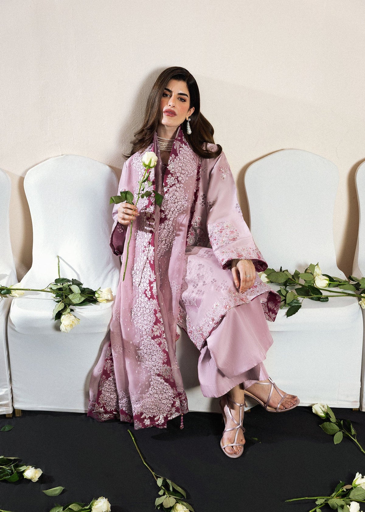 Hussain Rehar | Luxury Pret 26 | Zivah - Designer Dress - Type : Ladies Clothes - Available at Libayah - 100% Original