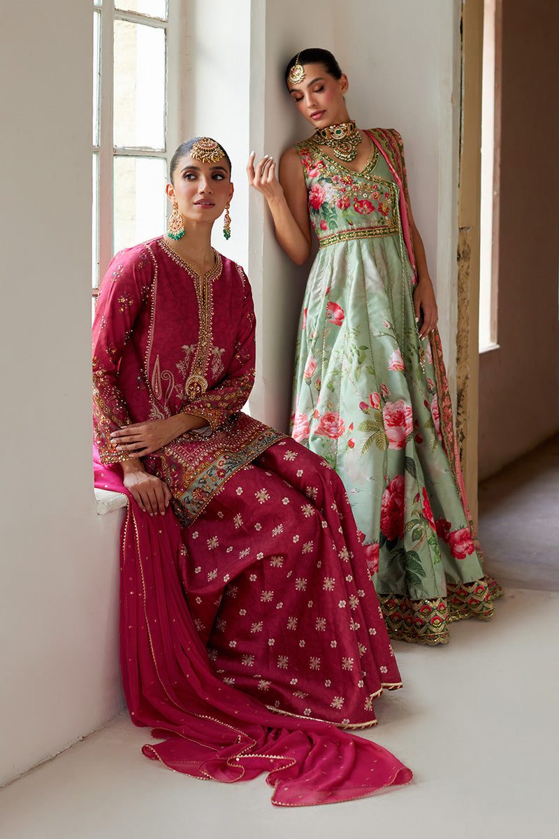 Mina Hassan | Formal Dholki Collection | Abeeha by Mina Hassan - Designer Dress - Type: Ladies Clothes - Available at Libayah - 100% Original