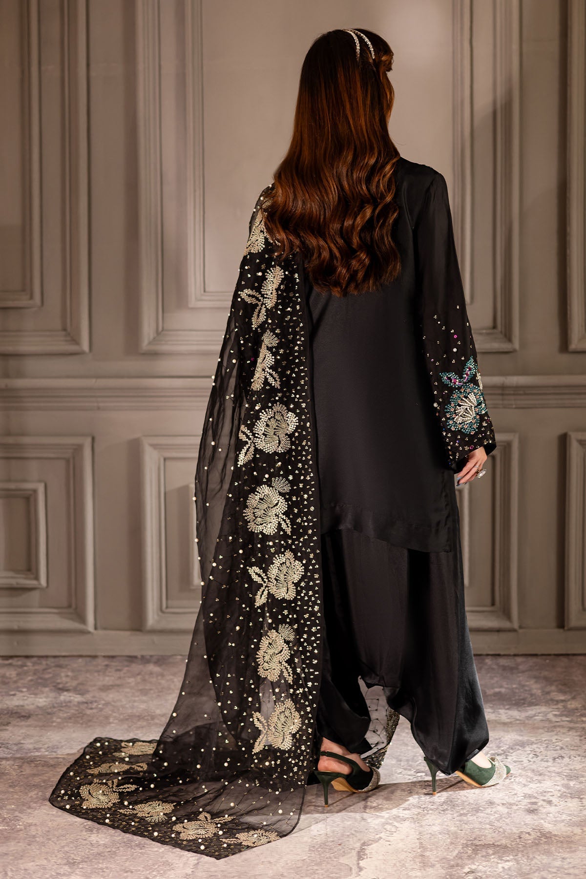 Nureh | Fancy Formal | TW-18 by Nureh - Designer Dress  - Type : Ladies Clothes - Available at Libayah - 100% Original 