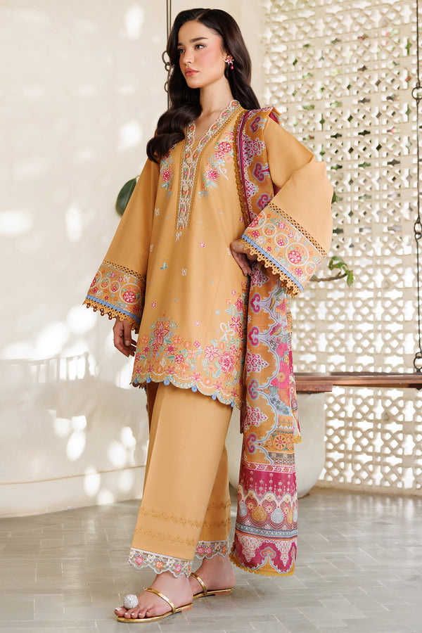 Farasha | Summer Weaves Embroidered Lawn | Golden Bloom by Farasha - Designer Dress - Type: Ladies Clothes - Available at Libayah - 100% Original