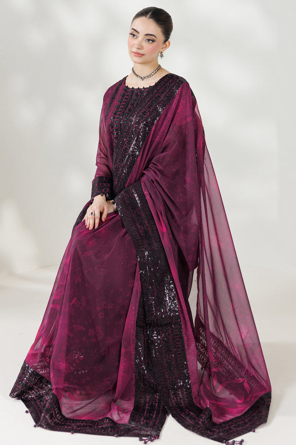 Farasha | Formals 26 | Violet Eclips - Designer Dress - Type : Ladies Clothes - Available at Libayah - 100% Original