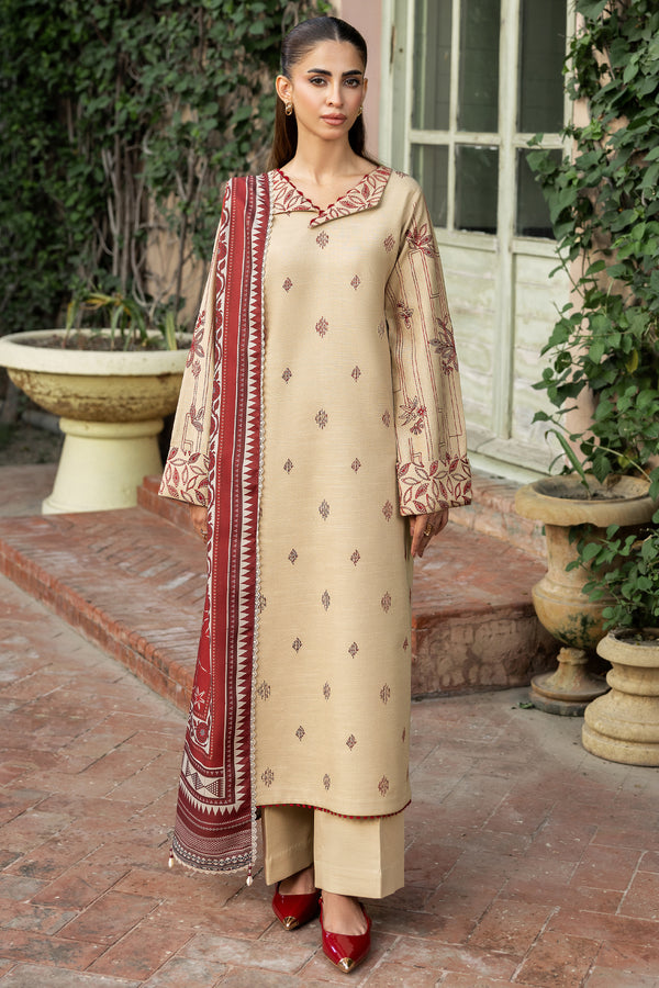 Farasha | Eminence Khaddar 25 | Sunrose by Farasha - Designer Dress - Type : Ladies Clothes - Available at Libayah - 100% Original 