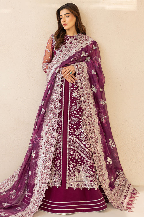 Farasha | Lu Zella Premium Formals 25 | Merlot Dust by Farasha - Designer Dress  - Type : Ladies Clothes - Available at Libayah - 100% Original 