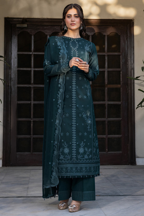 Farasha | Summer Weaves Embroidered Lawn | Teal Serenity by Farasha - Designer Dress - Type: Ladies Clothes - Available at Libayah - 100% Original