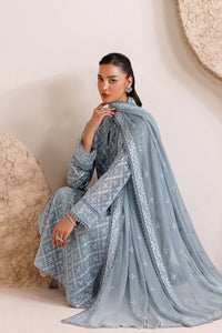 Farasha | Chiffon Threads 26 | PALE SLATE by Farasha - Designer Dress  - Type : Ladies Clothes - Available at Libayah - 100% Original 