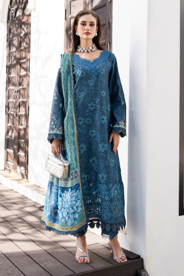 Aabyaan | Shezlin Chikankari 26 | ZERIEL (AZ-08) by Aabyaan - Designer Dress - Type : Luxury Dress - Available at Libayah - 100% Original
