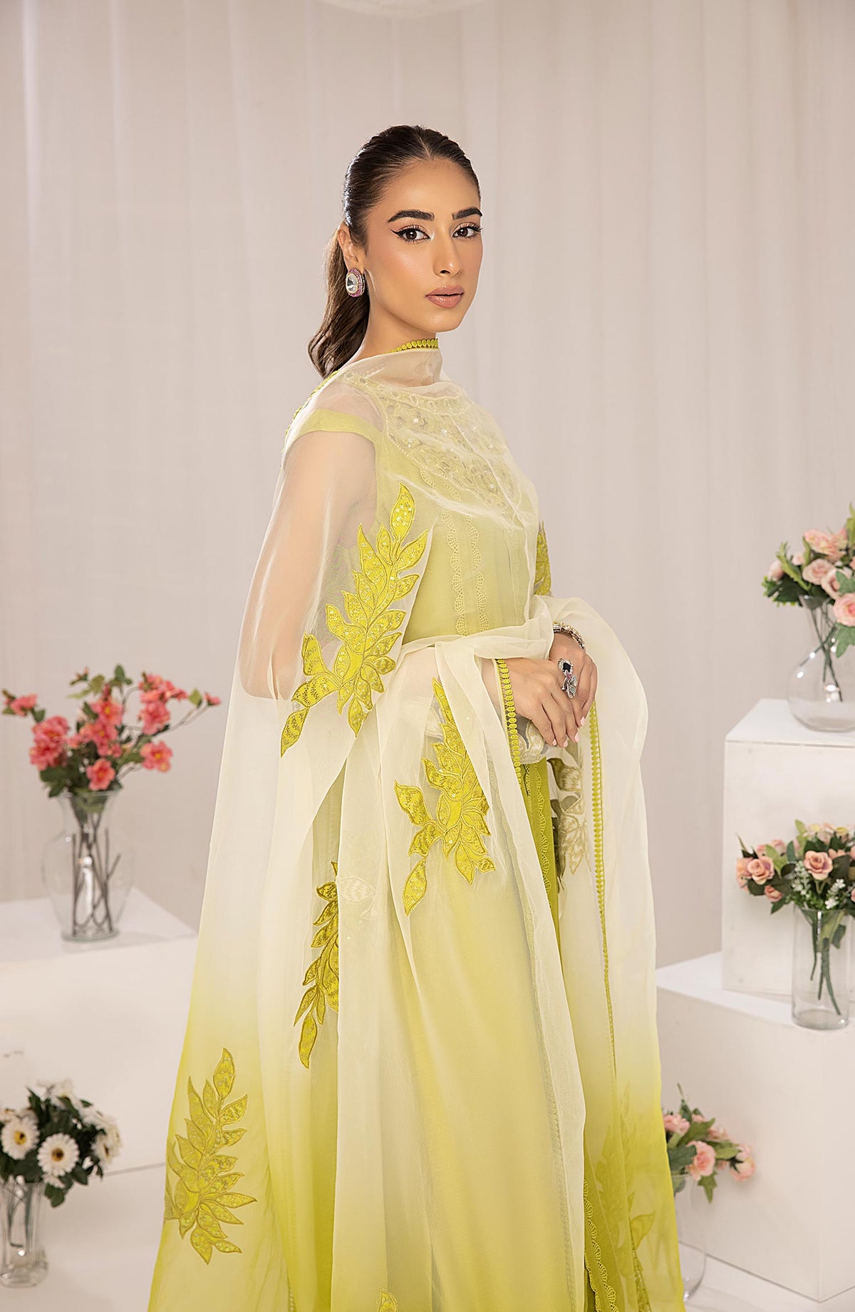 Mina Kashif | Luxury Pret | MK23-16 by Mina Kashif - Designer Dress - Type: Formal - Available at Libayah - 100% Original
