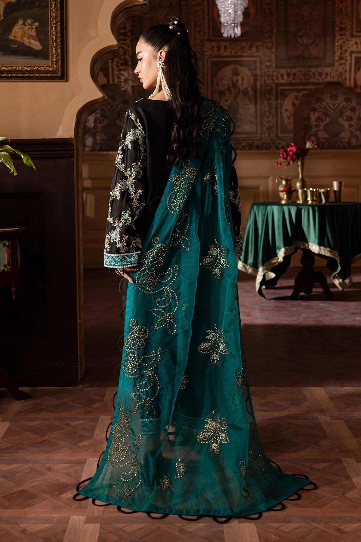 Nureh | Nur Mahal Formals | NE-140 by Nureh - Designer Dress - Type: Ladies Clothes - Available at Libayah - 100% Original