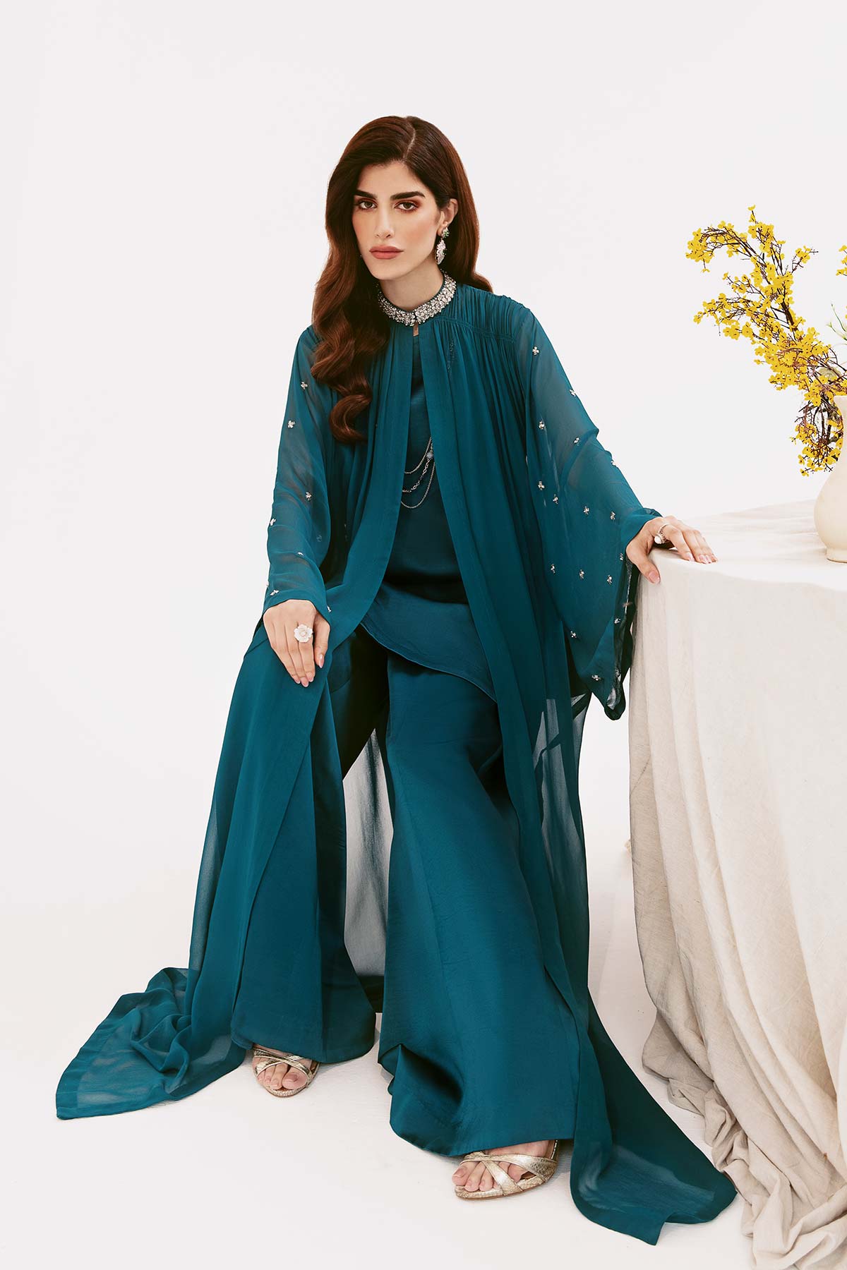 Mina Kashif | Luxury Pret | Elisa by Mina Kashif - Designer Dress - Type: Formal - Available at Libayah - 100% Original