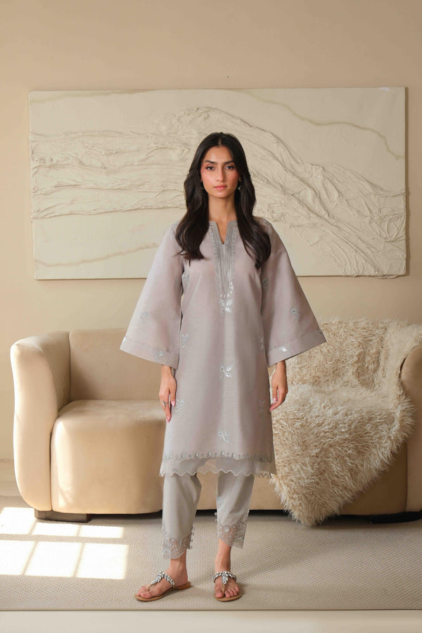 Noor by Saadia Asad | Noor Pret 25 | D3 - Neutral Noir by Noor by Saadia Asad - Designer Dress  - Type : Ladies Clothes - Available at Libayah - 100% Original 