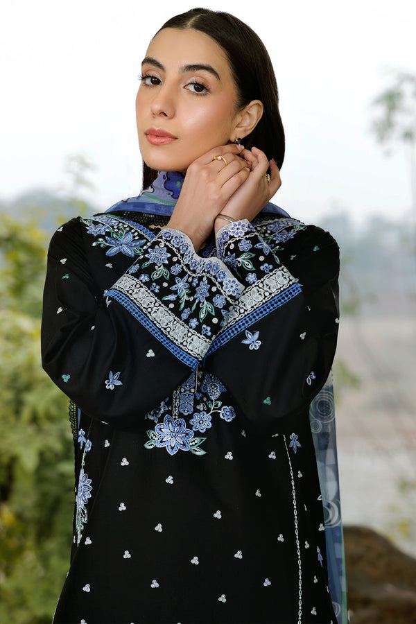 Farasha | Summer Weaves Embroidered Lawn | Ashen Light by Farasha - Designer Dress - Type: Ladies Clothes - Available at Libayah - 100% Original