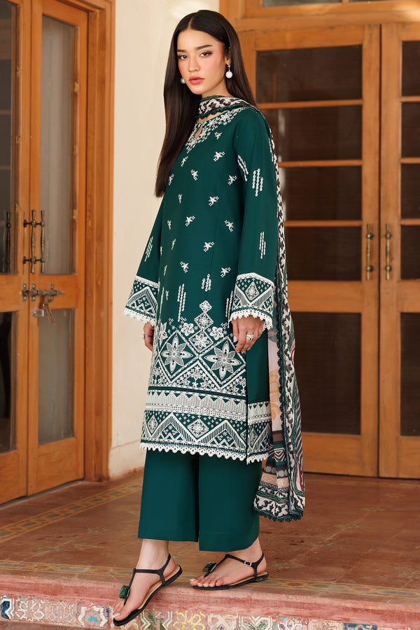 Farasha | Summer Weaves Embroidered Lawn | Teal Essence by Farasha - Designer Dress - Type: Ladies Clothes - Available at Libayah - 100% Original