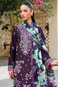 Farasha | Summer Weaves Embroidered Lawn | Plum Allure by Farasha - Designer Dress - Type: Ladies Clothes - Available at Libayah - 100% Original