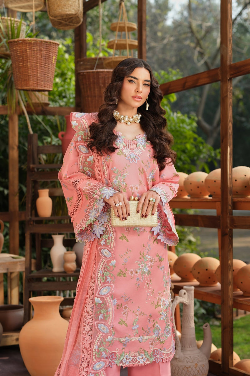 Maryam Hussain | Luxury Lawn 26 | Dimple - Designer Dress - Type : Ladies Clothes - Available at Libayah - 100% Original