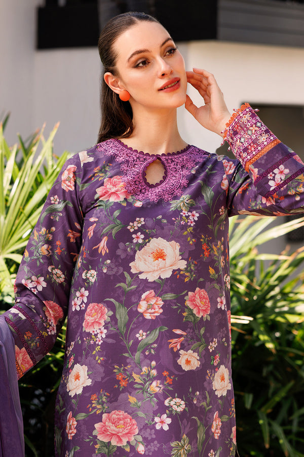Farasha | Printed Essentials | Majestic Purple by Farasha - Designer Dress - Type: Ladies Clothes - Available at Libayah - 100% Original