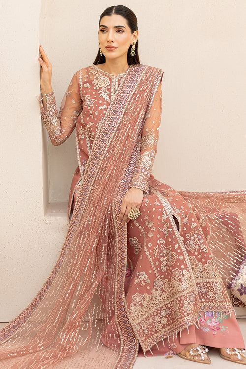 Farasha | Lu Zella Premium Formals 25 | Vintage Rose by Farasha - Designer Dress  - Type : Ladies Clothes - Available at Libayah - 100% Original 