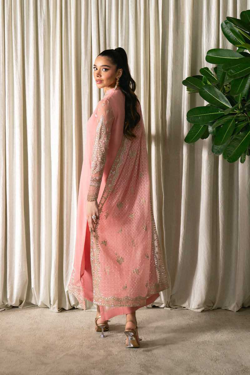 Neeshay | Ready to Wear Chiffon | RTW-CHFN-02 Pink by Neeshay - Designer Dress  - Type : Ladies Clothes - Available at Libayah - 100% Original 