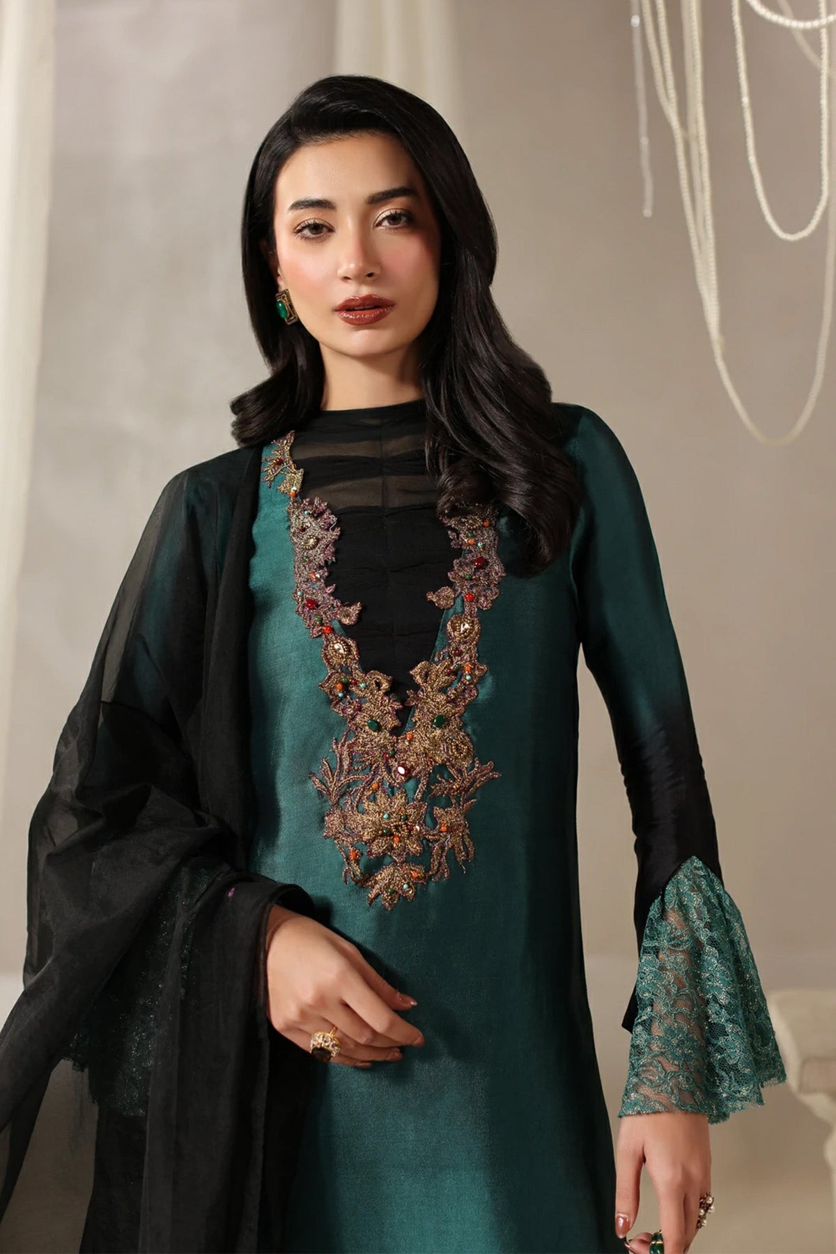 Musferah Saad | Into Twilight | Celestia by Musferah Saad - Designer Dress  - Type : Ladies Clothes - Available at Libayah - 100% Original 