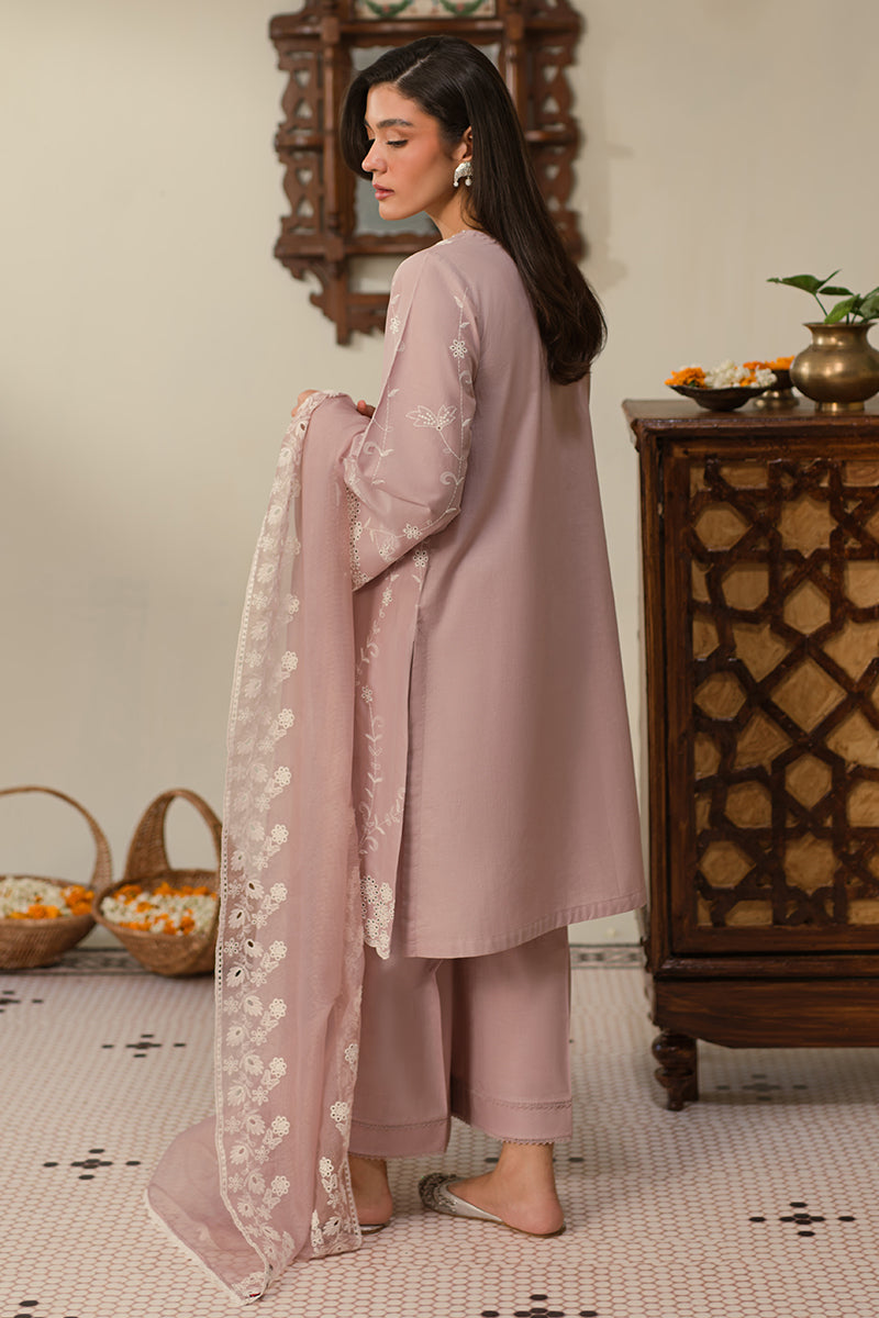 Cross Stitch | Chikankari Lawn 25 | MAUVE GLAM by Cross Stitch - Designer Dress - Type: Ladies Clothes - Available at Libayah - 100% Original