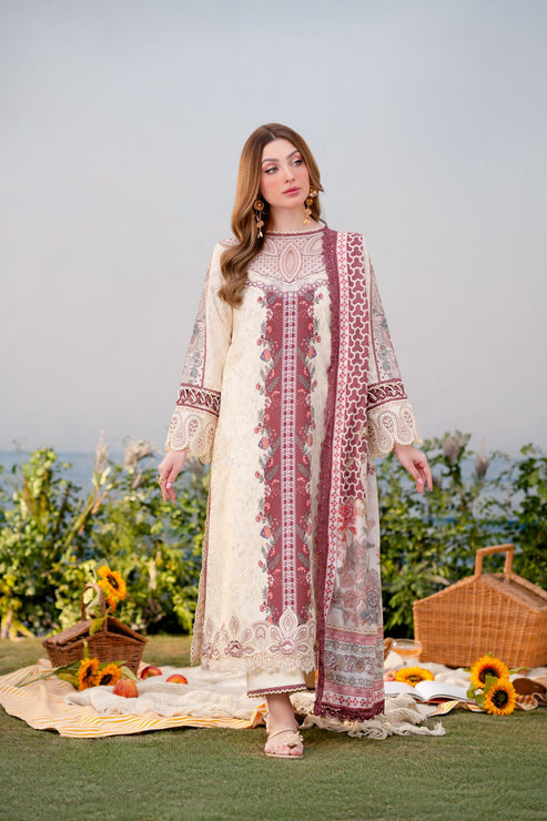 Aabyaan | Shezlin Chikankari Ramadan Edit 25 | ASENA (AR-06) by Aabyaan - Designer Dress - Type: Ladies Clothes - Available at Libayah - 100% Original