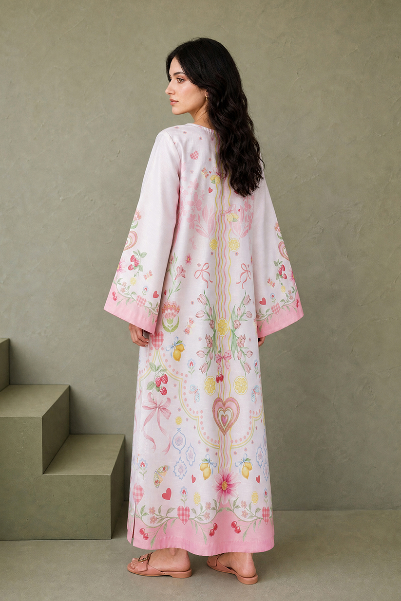 Saad Shaikh | Ease Fall Edit 26 | D-07 Kaftan by Saad Shaikh - Designer Dress  - Type : Ladies Clothes - Available at Libayah - 100% Original 
